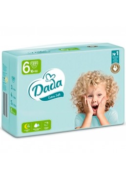 Підгузки дитячі Dada Extra Soft, розмір 6 (16+ кг), 39 шт